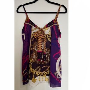 Express dressy tank with adjustable straps